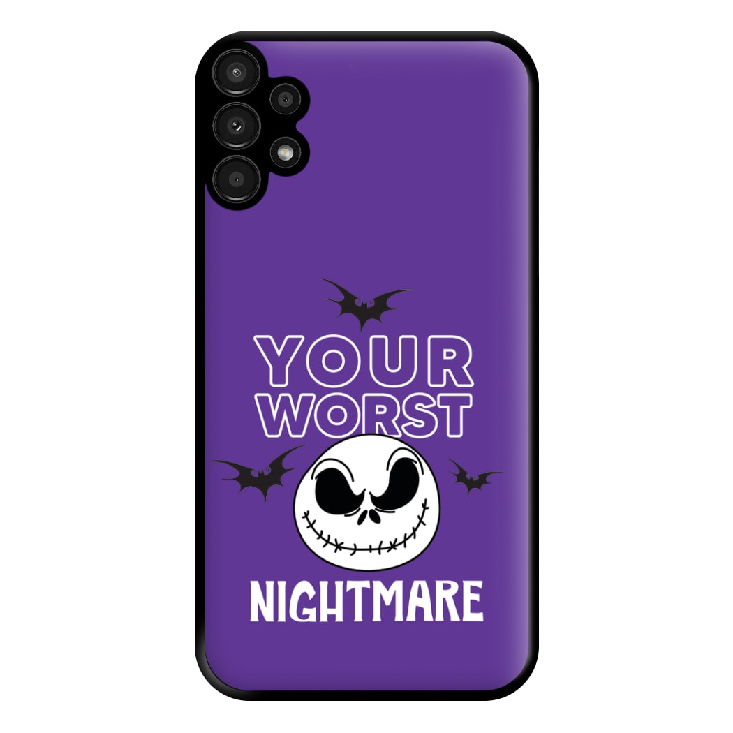 Your Worst Nightmare Purple Phone Case for Galaxy A13