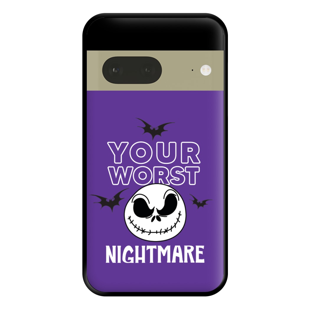 Your Worst Nightmare Purple Phone Case for Google Pixel 7a