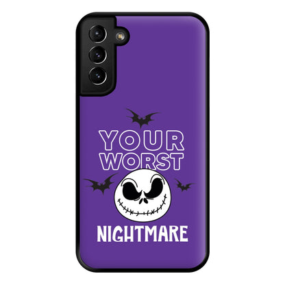 Your Worst Nightmare Purple Phone Case for Galaxy S21 Plus