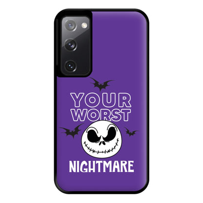 Your Worst Nightmare Purple Phone Case for Galaxy S20FE