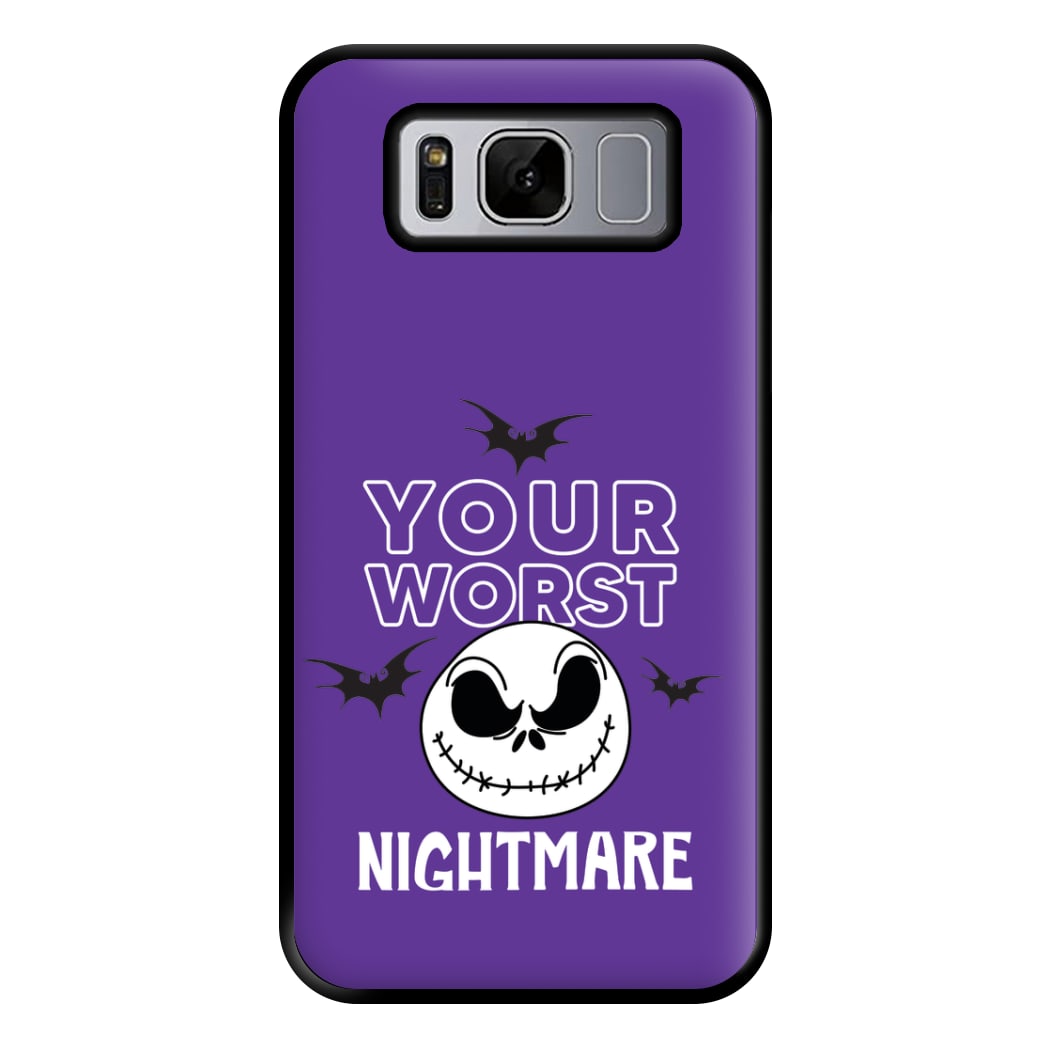 Your Worst Nightmare Purple Phone Case for Galaxy S8 Plus