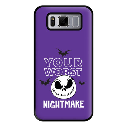 Your Worst Nightmare Purple Phone Case for Galaxy S8 Plus