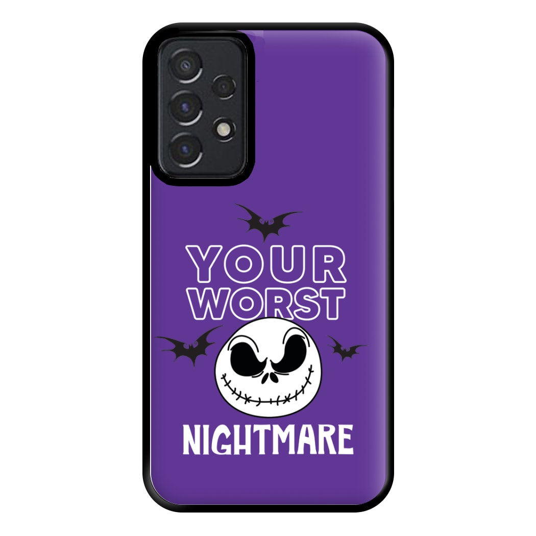 Your Worst Nightmare Purple Phone Case for Galaxy A52 / A52s