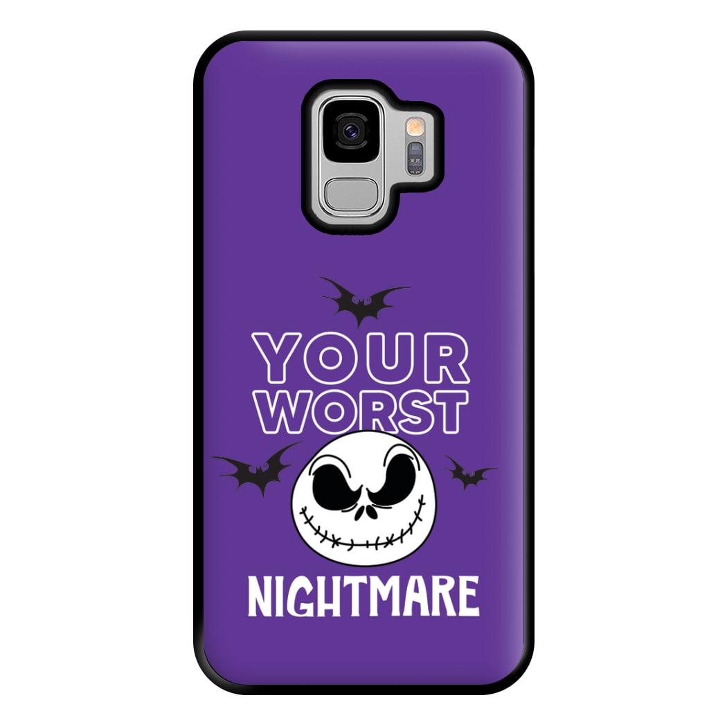 Your Worst Nightmare Purple Phone Case for Galaxy S9 Plus