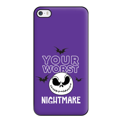 Your Worst Nightmare Purple Phone Case for iPhone 5 / 5s / SE 2016