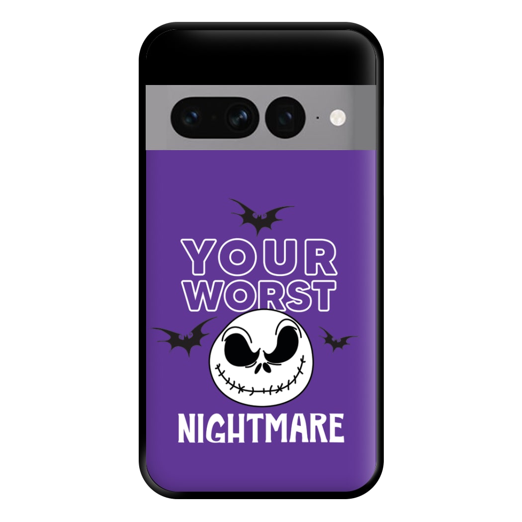 Your Worst Nightmare Purple Phone Case for Google Pixel 7 Pro