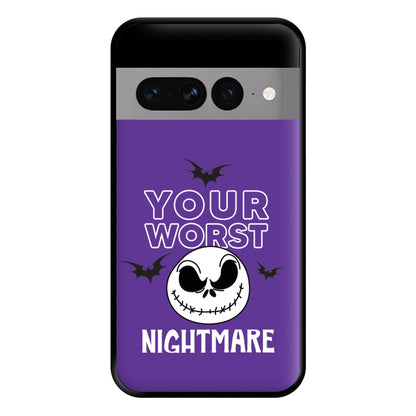 Your Worst Nightmare Purple Phone Case for Google Pixel 7 Pro