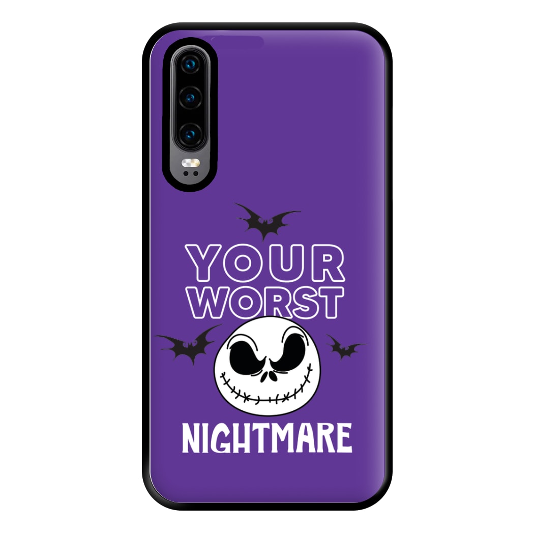 Your Worst Nightmare Purple Phone Case for Huawei P30