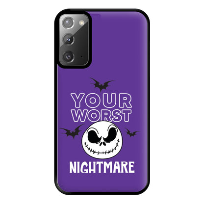 Your Worst Nightmare Purple Phone Case for Galaxy Note 20 Ultra