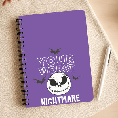 Your Worst Nightmare Purple Notepad