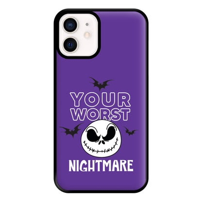 Your Worst Nightmare Purple Phone Case for iPhone 12 Mini