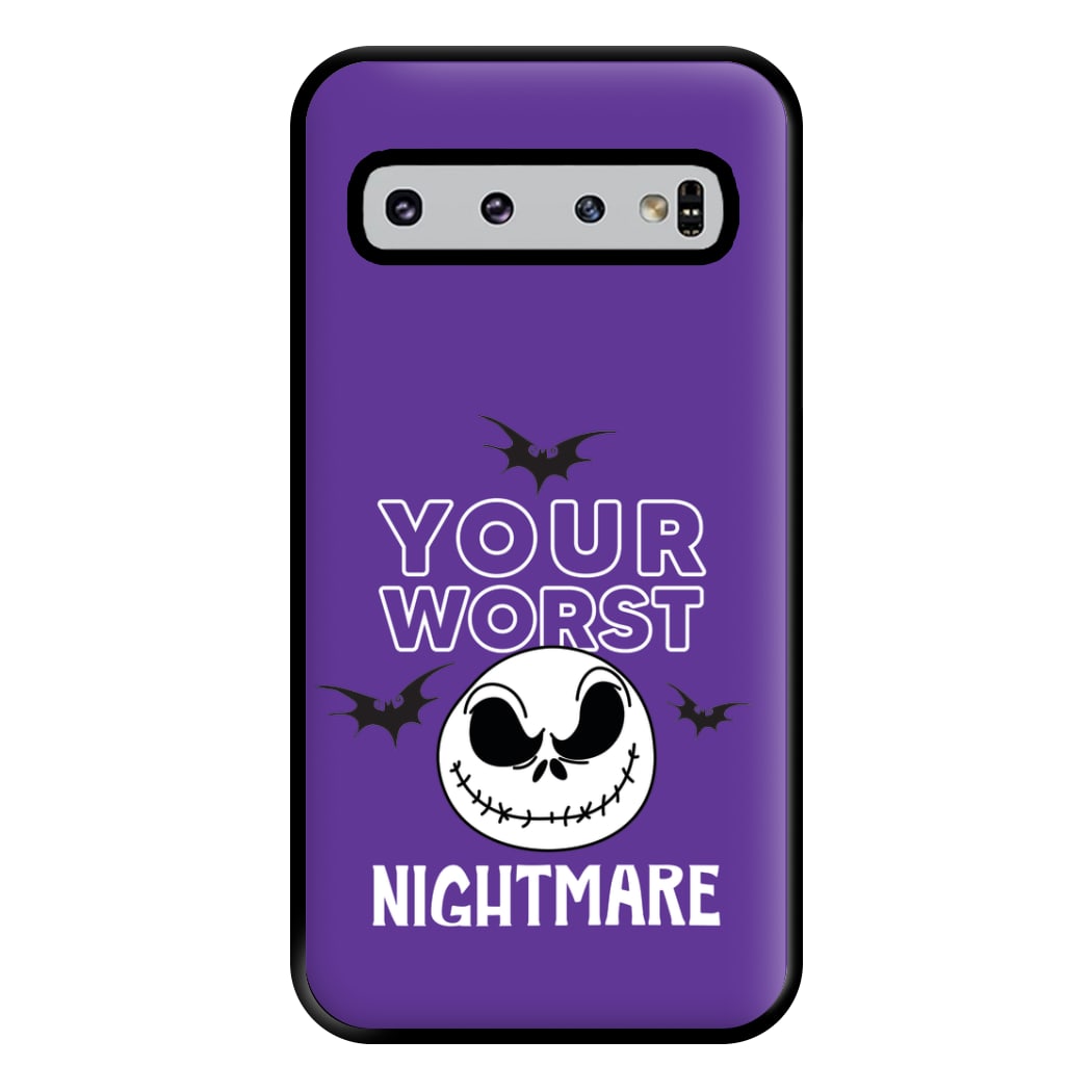 Your Worst Nightmare Purple Phone Case for Galaxy S10 Plus