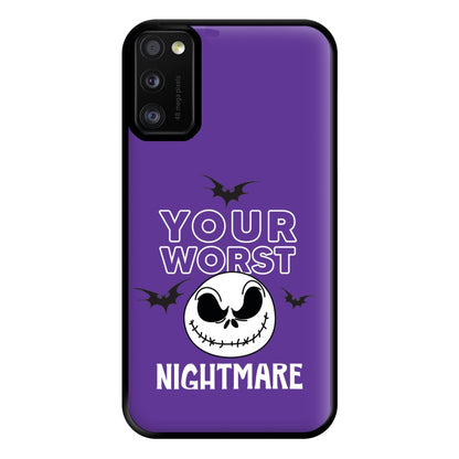 Your Worst Nightmare Purple Phone Case for Galaxy A41