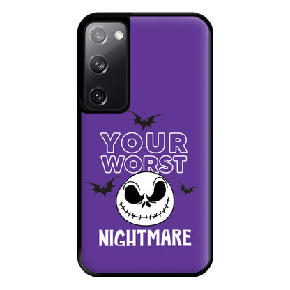 Your Worst Nightmare Purple Phone Case for Galaxy S20