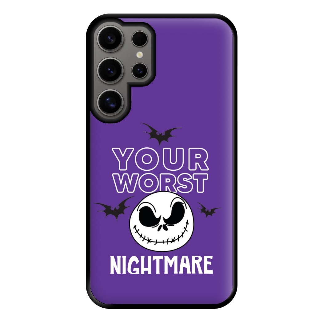 Your Worst Nightmare Purple Phone Case for Galaxy S24 Ultra