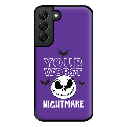 Your Worst Nightmare Purple Phone Case for Galaxy S22 Plus