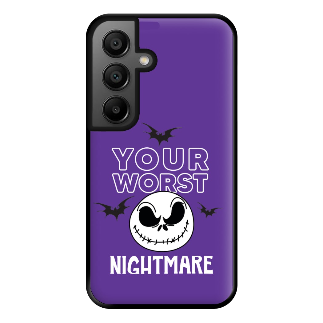 Your Worst Nightmare Purple Phone Case for Google Pixel 8