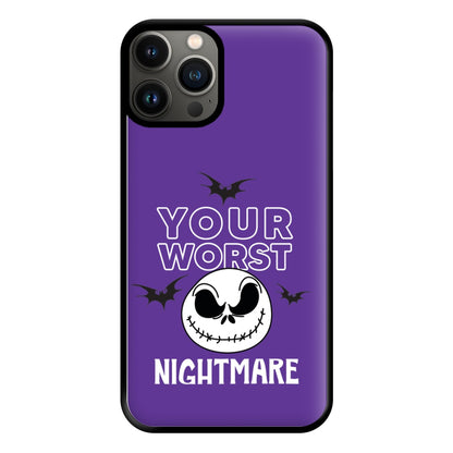 Your Worst Nightmare Purple Phone Case for iPhone 13 Pro Max