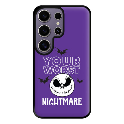 Your Worst Nightmare Purple Phone Case for Galaxy S25 Ultra