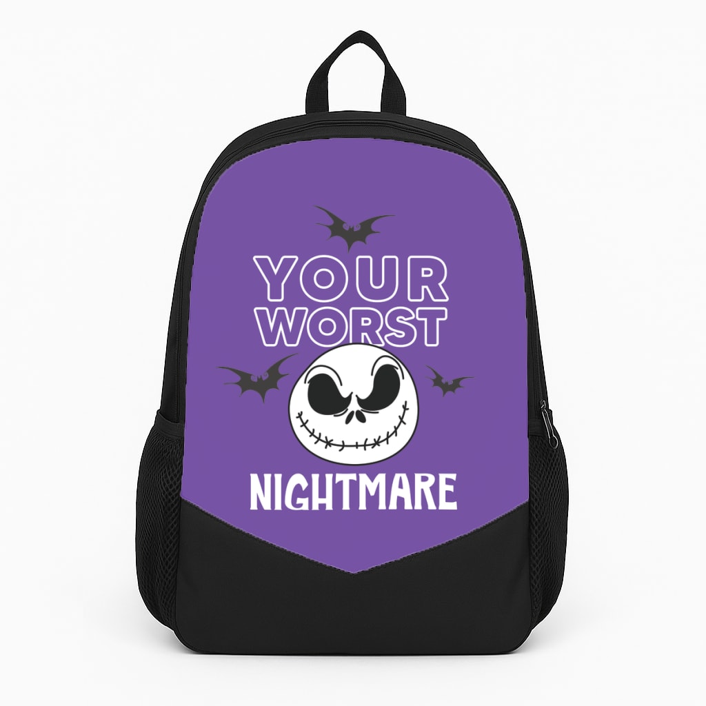 Your Worst Nightmare Purple Backpack