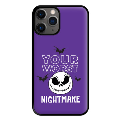 Your Worst Nightmare Purple Phone Case for iPhone 12 Pro Max