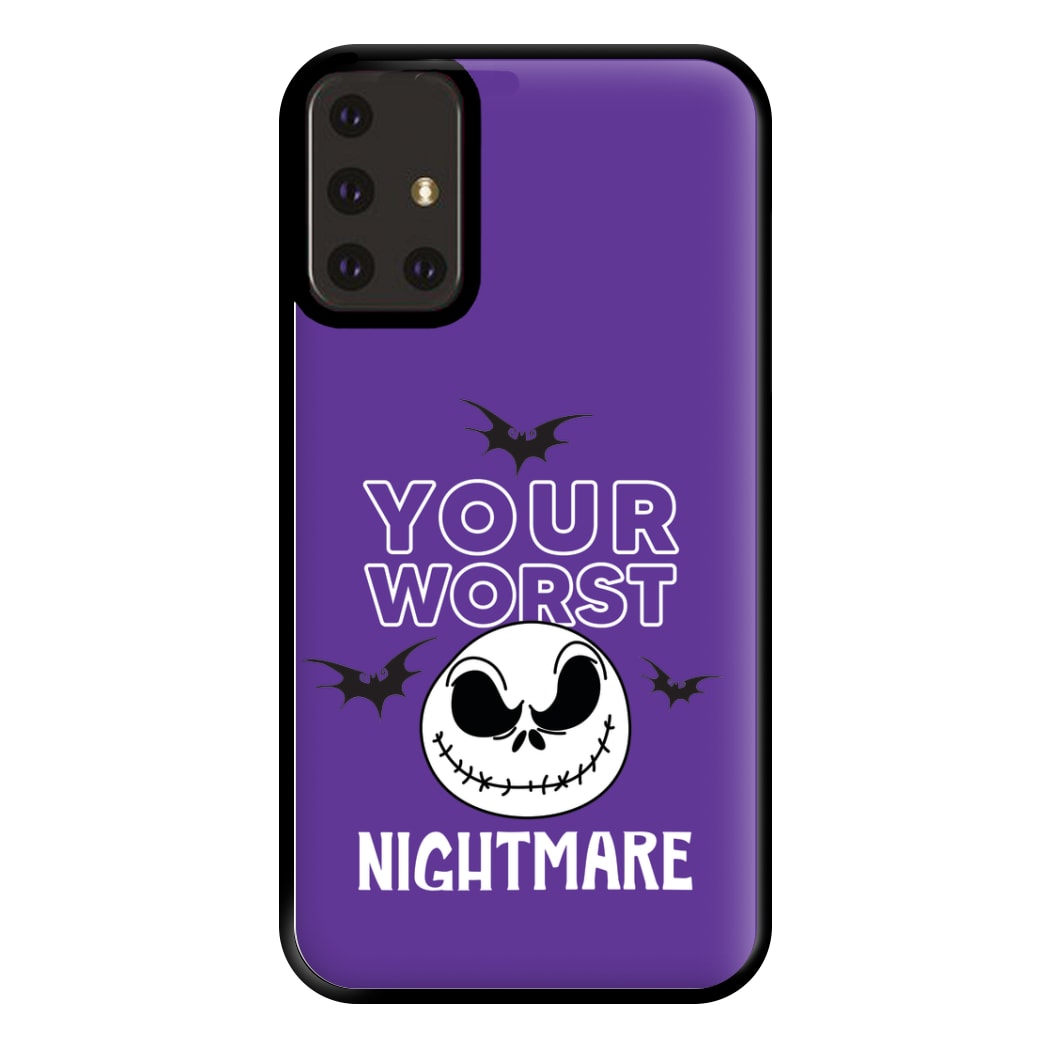 Your Worst Nightmare Purple Phone Case for Galaxy A71