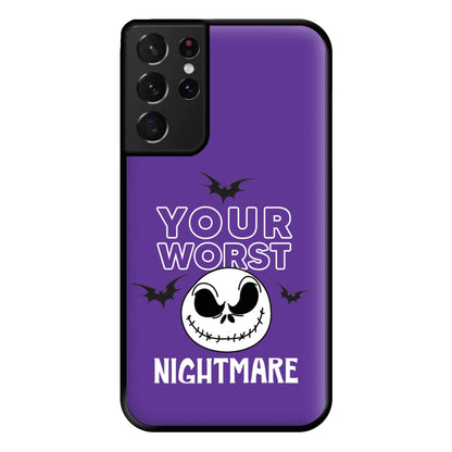 Your Worst Nightmare Purple Phone Case for Galaxy S21 Ultra