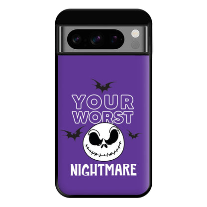 Your Worst Nightmare Purple Phone Case for Google Pixel 8 Pro