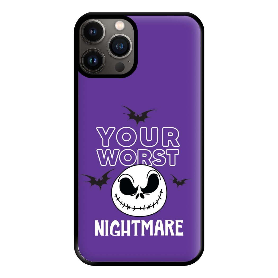 Your Worst Nightmare Purple Phone Case for iPhone 11 Pro Max