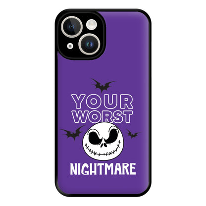 Your Worst Nightmare Purple Phone Case for iPhone 14