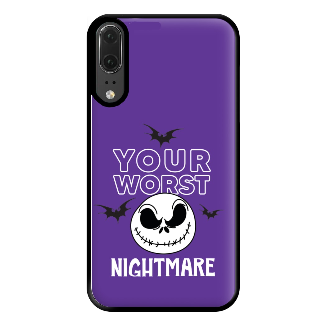 Your Worst Nightmare Purple Phone Case for Huawei P20