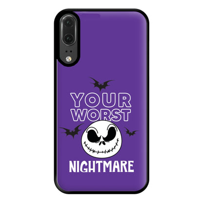 Your Worst Nightmare Purple Phone Case for Huawei P20