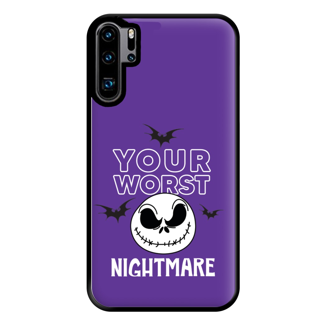 Your Worst Nightmare Purple Phone Case for Huawei P30 Pro