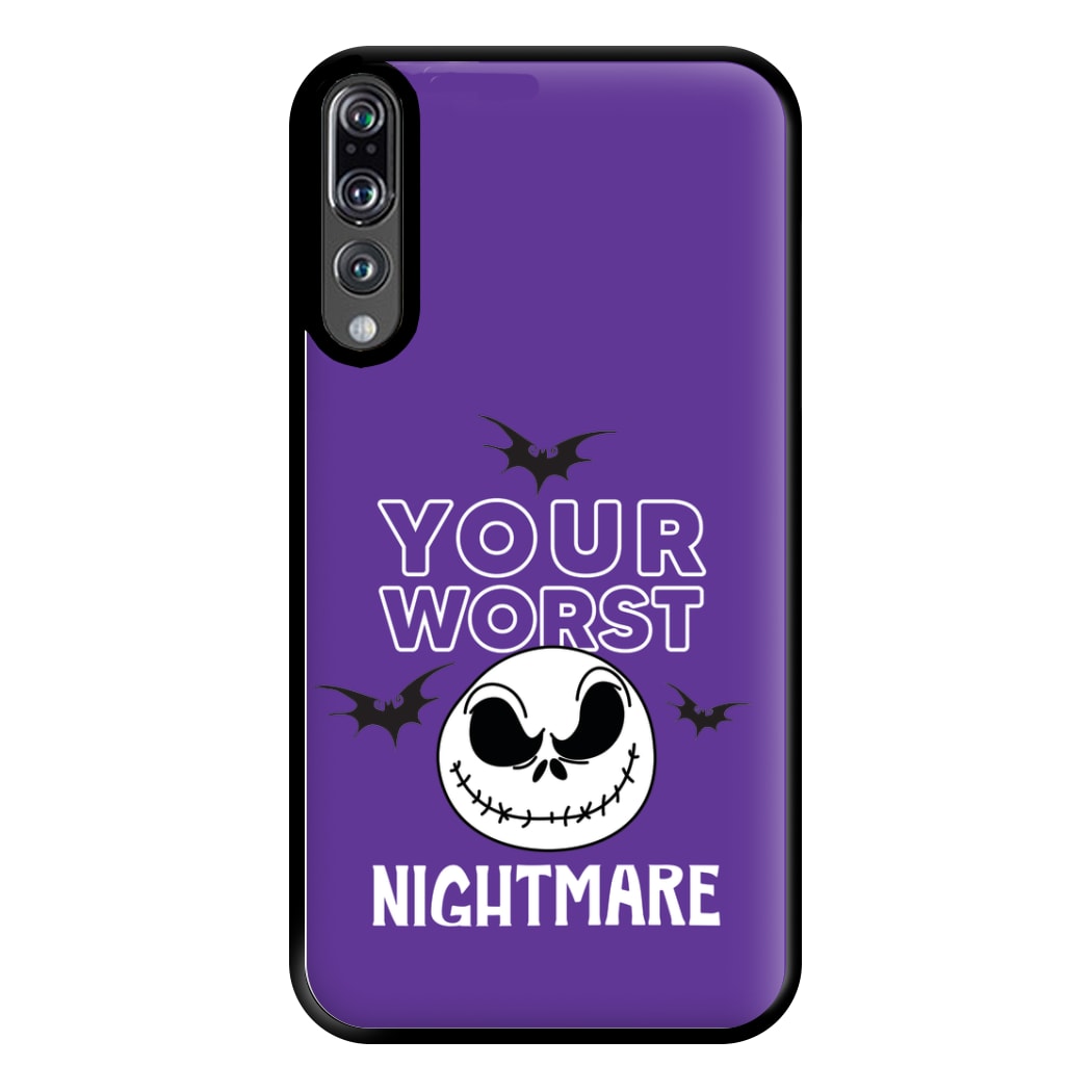 Your Worst Nightmare Purple Phone Case for Huawei P20 Pro