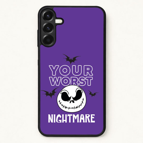 Your Worst Nightmare Purple Phone Case for Galaxy A57