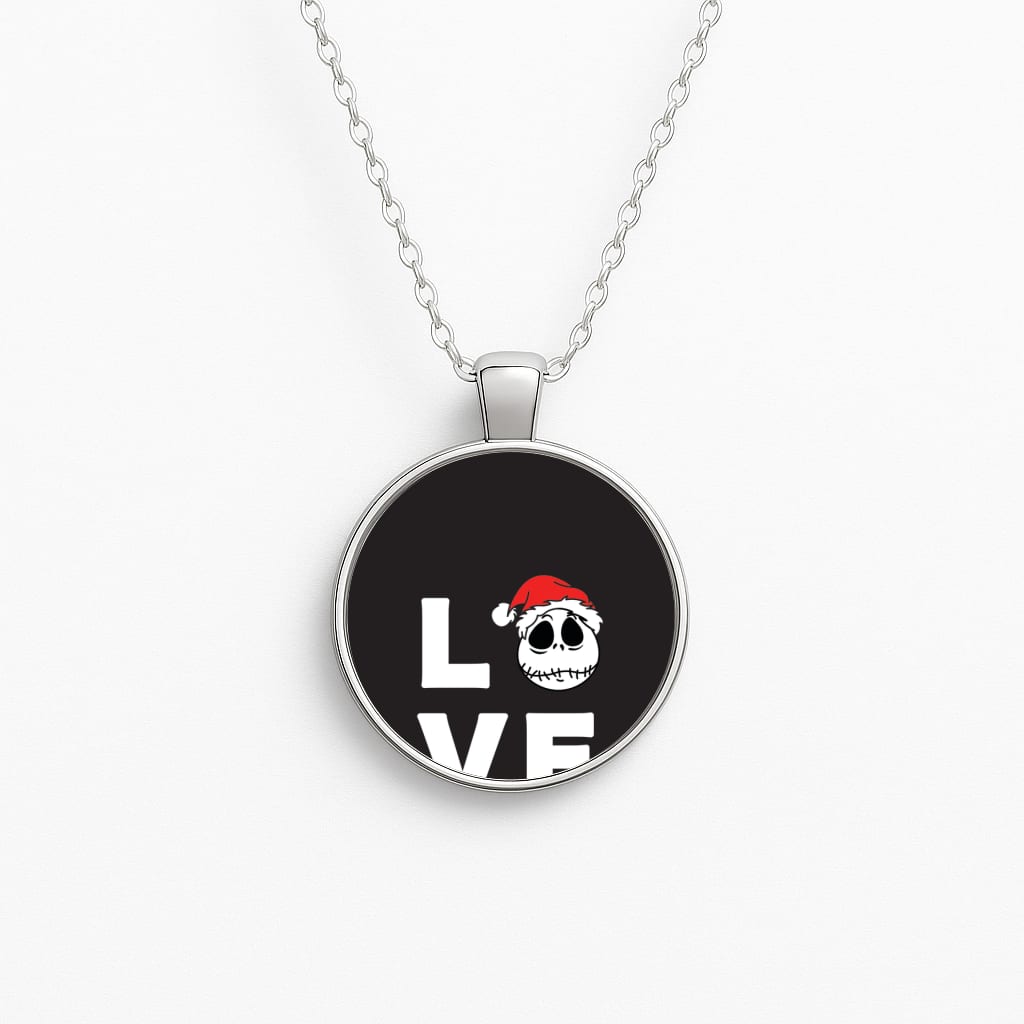 Love Jack Circle Necklace