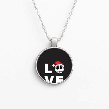 Love Jack Circle Necklace