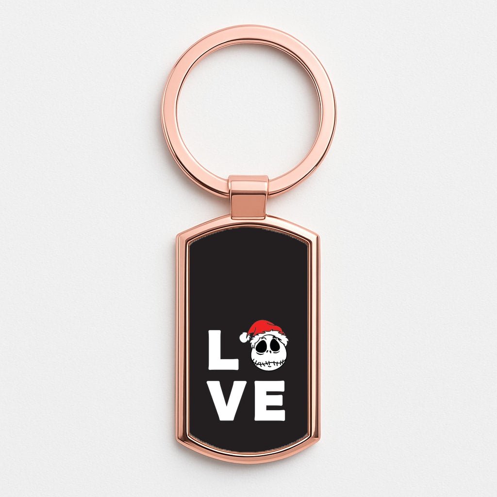 Love Jack Rose Gold Keyring