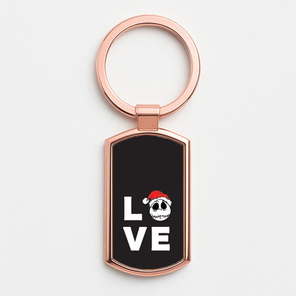 Love Jack Rose Gold Keyring