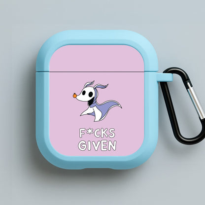 Zero F*cks Blue AirPods Case