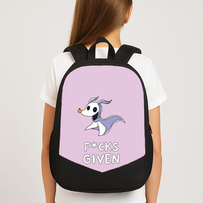Zero F*cks Large School Bag