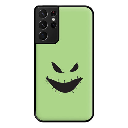 Green Face Phone Case for Galaxy S21 Ultra