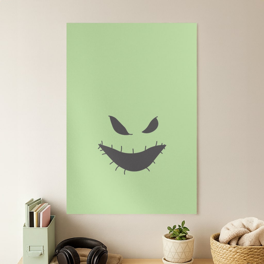 Green Face Poster