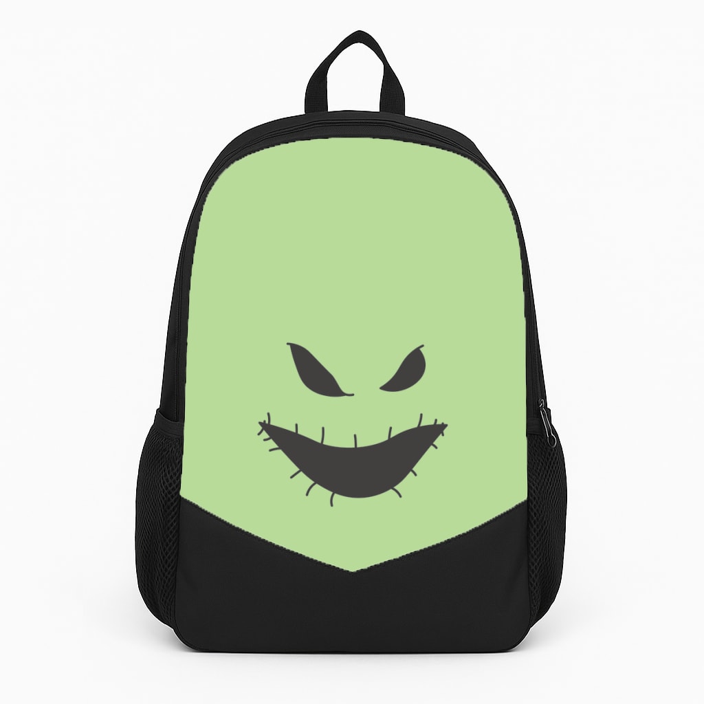 Green Face Large Backpack