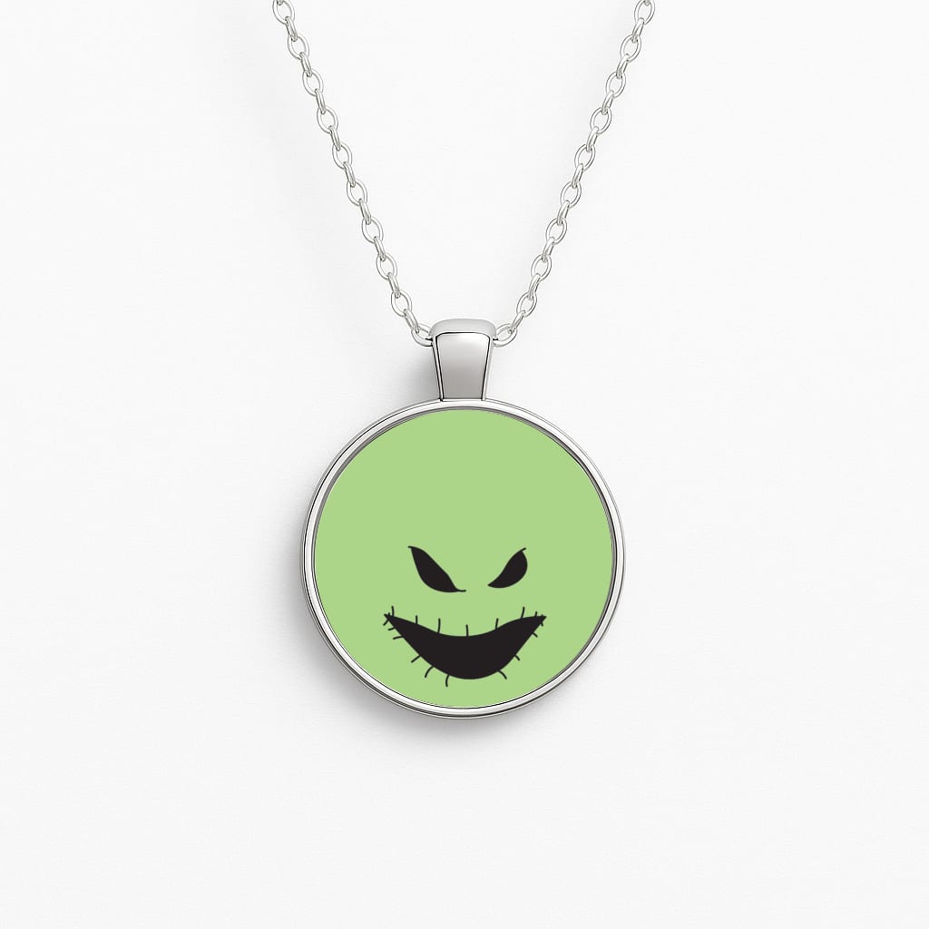Green Face Necklace