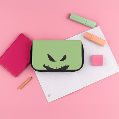 Green Face Pencil Case