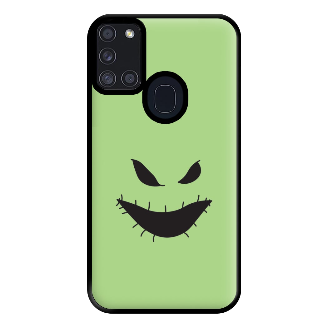 Green Face Phone Case for Galaxy A21s