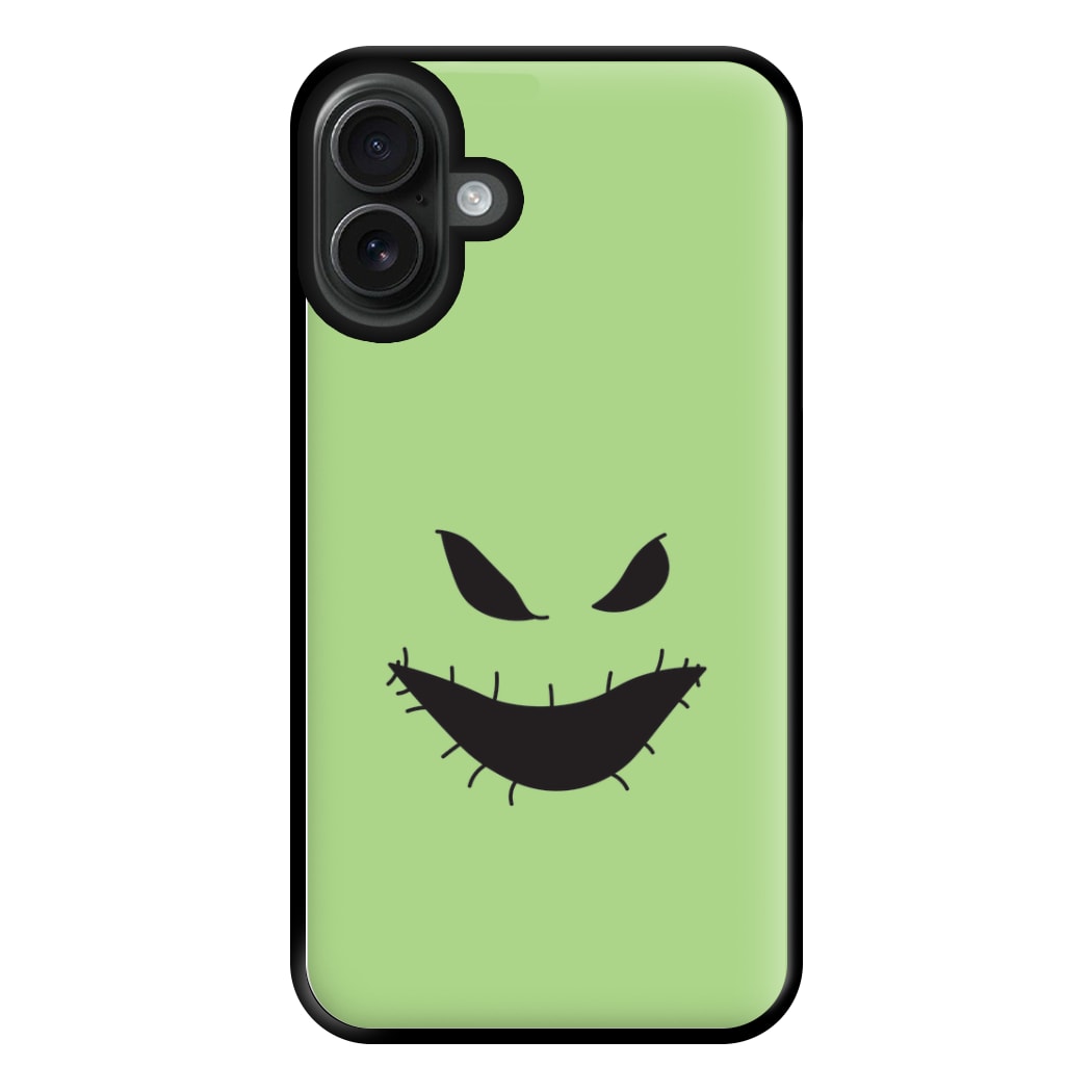 Green Face Phone Case for iPhone 16 Plus