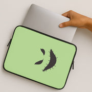 Green Face Laptop Sleeve 2