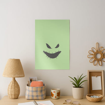 Green Face Art Print